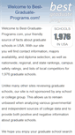 Mobile Screenshot of best-graduate-programs.com